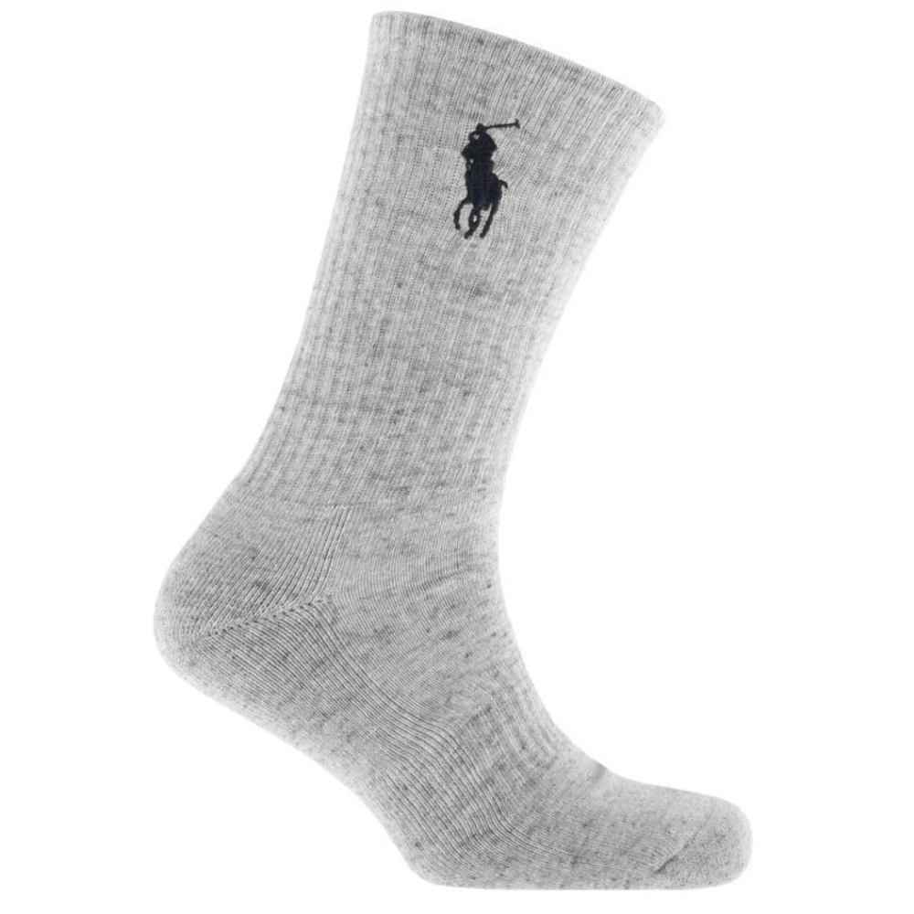 NWT Men's Ralph Lauren Polo Big Pony 3 Pairs Crew Socks - Picture 2 of 12